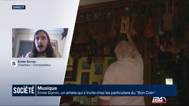 Musique: Emile Sornin, un artiste qui s'invite chez les particuliers du Bon coin