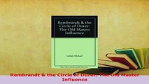 PDF  Rembrandt  the Circle of Durer The Old Master Influence Read Full Ebook