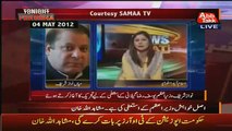 Fareeha idrees plays old clip when Nawaz Sharif used to demand resignation from Yousaf Raza Gillani