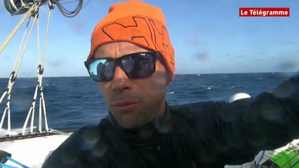 The Transat Bakerly. Thomas Coville satisfait des conditions météorologiques