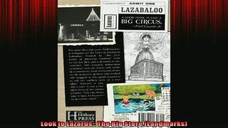 READ THE NEW BOOK   Look to Lazarus The Big Store Landmarks  FREE BOOOK ONLINE