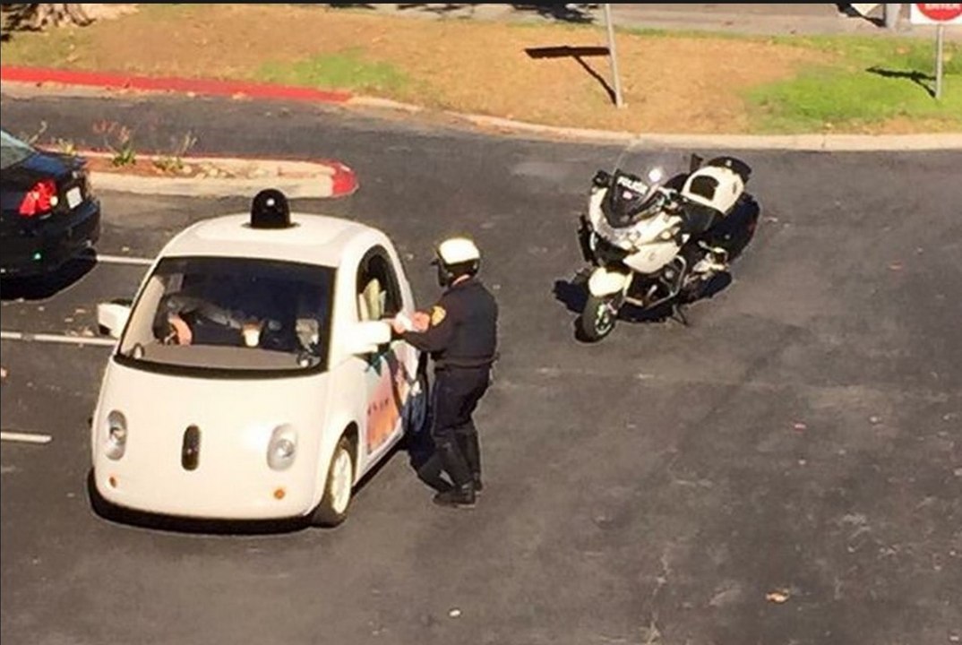 Google Self Driving Car Test Gone WRONG