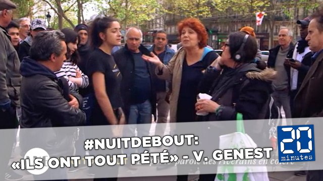 #NuitDebout: «Ils ont tout pété» accuse Véronique Genest