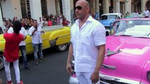 Cubans welcome US star Vin Diesel to Havana