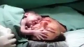 Heart touching video of Mother and new born love can u see that before, Must watch