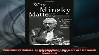 FAVORIT BOOK   Why Minsky Matters An Introduction to the Work of a Maverick Economist READ ONLINE