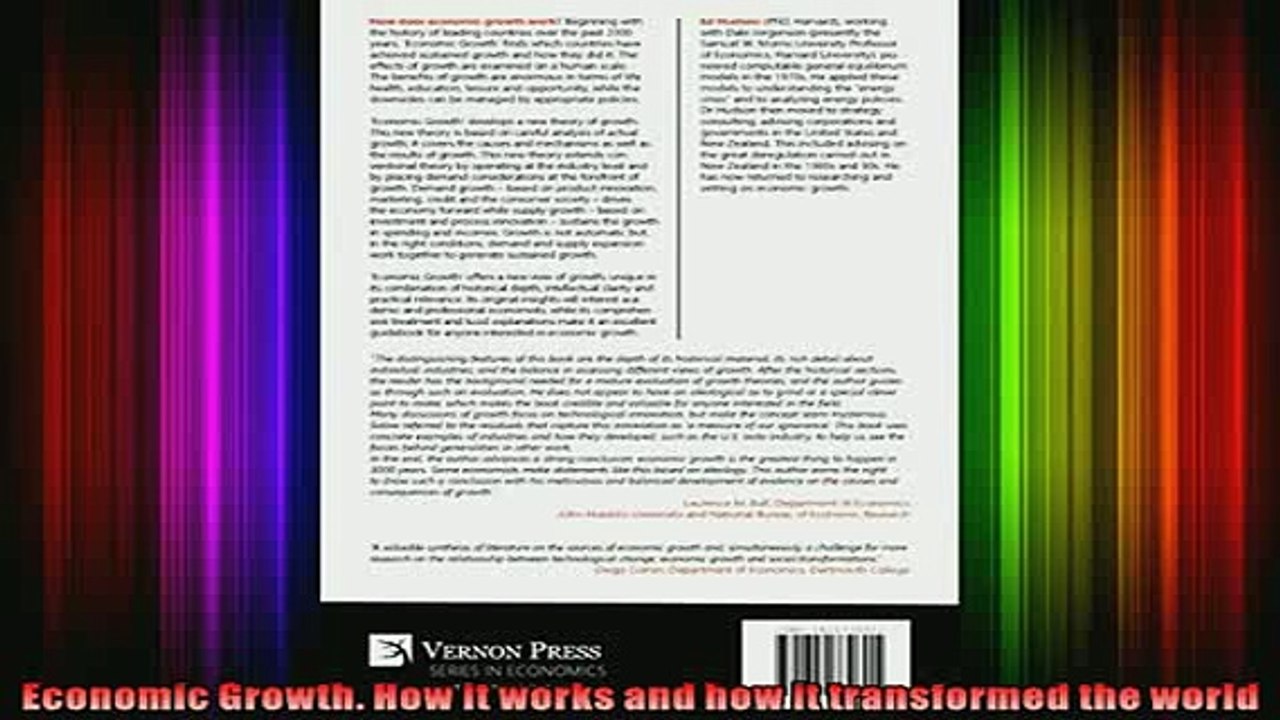 READ THE NEW BOOK   Economic Growth How it works and how it transformed the world  FREE BOOOK ONLINE