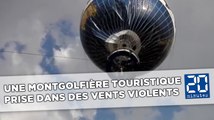 Une montgolfière touristique prise dans des vents violents en Allemagne
