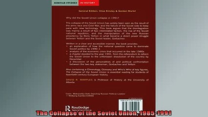 READ THE NEW BOOK   The Collapse of the Soviet Union 19851991  FREE BOOOK ONLINE