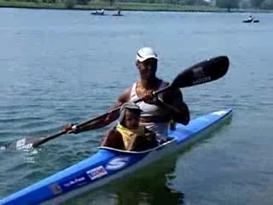Kayak Nathanaël et moi Mai 2007