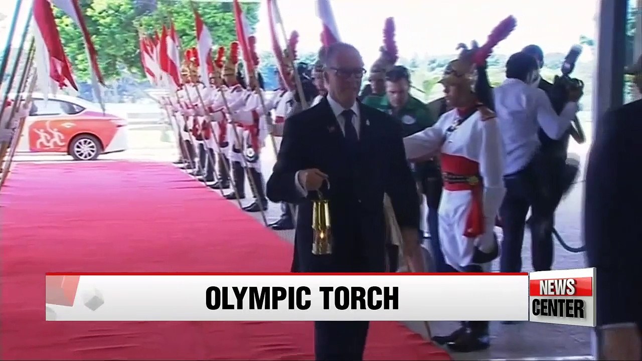 Olympic torch arrives in Brazil