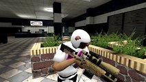 Gmod Sandbox - 1v1 Sniper Battle! (Garrys Mod: Call of Duty MW2 Parody)