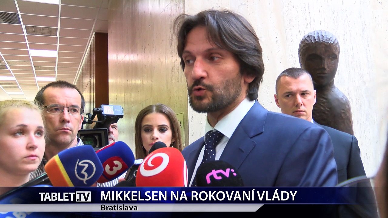 Mikkelsen navštívil Bratislavu, zúčastnil sa aj na rokovaní vlády
