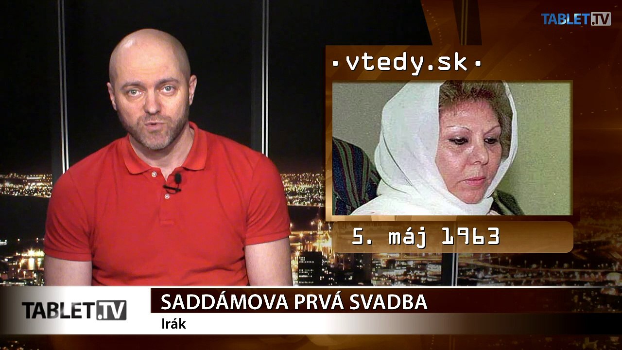 Stalo sa VTEDY: Saddámova svadba a Carnegie Hall
