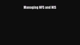 [Read PDF] Managing NFS and NIS Download Free