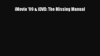 [Read PDF] iMovie '09 & iDVD: The Missing Manual Download Online