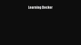 [Read PDF] Learning Docker Ebook Online