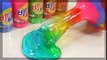 La vitamina+jalea monstruo arco iris líquido monstruo!! Fluye de arcilla líquida destruye la arcilla limos juguete DIY Cómo Hacer 'arco iris Limo' Kit de Juguetes | HD