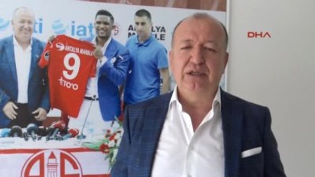 Antalyaspor Başkanı Gencer Eto'o Şampiyonluk İstiyor