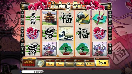 Rising Sun ilmainen kasino kolikkopeli Saucify Video Esikatselu