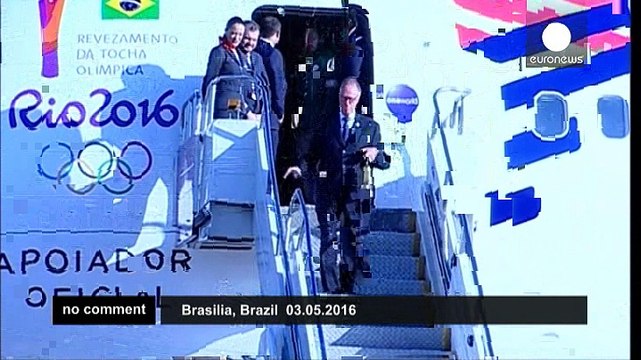 Olympic torch arrives in Brazil