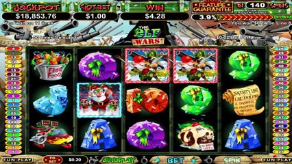 The Elf Wars ilmainen kasino kolikkopeli RTG Video Esikatselu