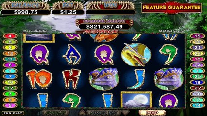 Megasaur ilmainen kasino kolikkopeli RTG Video Esikatselu