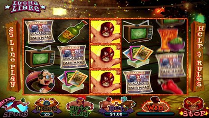 Lucha Libre ilmainen kasino kolikkopeli RTG Video Esikatselu