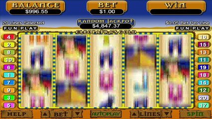 Cleopatra's Gold ilmainen kasino kolikkopeli RTG Video Esikatselu