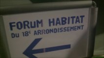 Au forum de l'habitat, les mal-logés donnent de la voix.