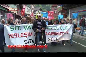 Yerleşim alanlarındaki SİT'in kaldırılması için tabutlu eylem yapıldı