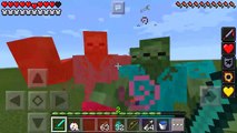 Minecraft pe détruire le mutant zombie mod(lets play) Ep 1