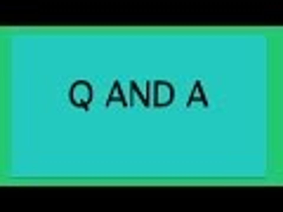 A Q AND A