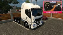 Euro Truck Simulator 2 - G27 - Iveco Stralis NR  Carga de Madeira