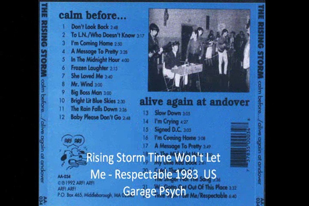 Rising Storm"Time Won't Let Me -Respectable" 1983 US Garage Psych