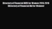 Book Directory of Financial AIDS for Women 2014-2016 (Directory of Financial Aid for Women)