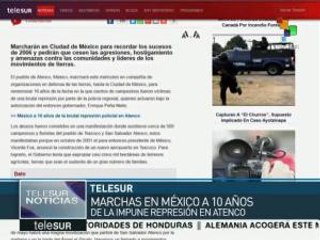 Ciudadanía marcha en México contra la represión del gobierno