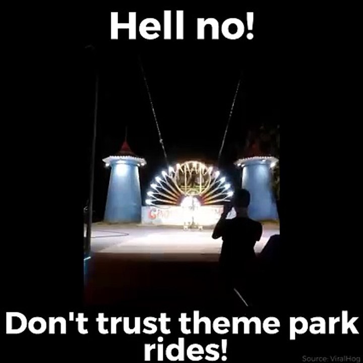 Un manège à sensations pète dans une fête foraine : terrifiant!