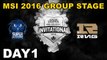 (LOL)SUP vs RNG Highlight (MSI 2016 季中邀請賽)Day1