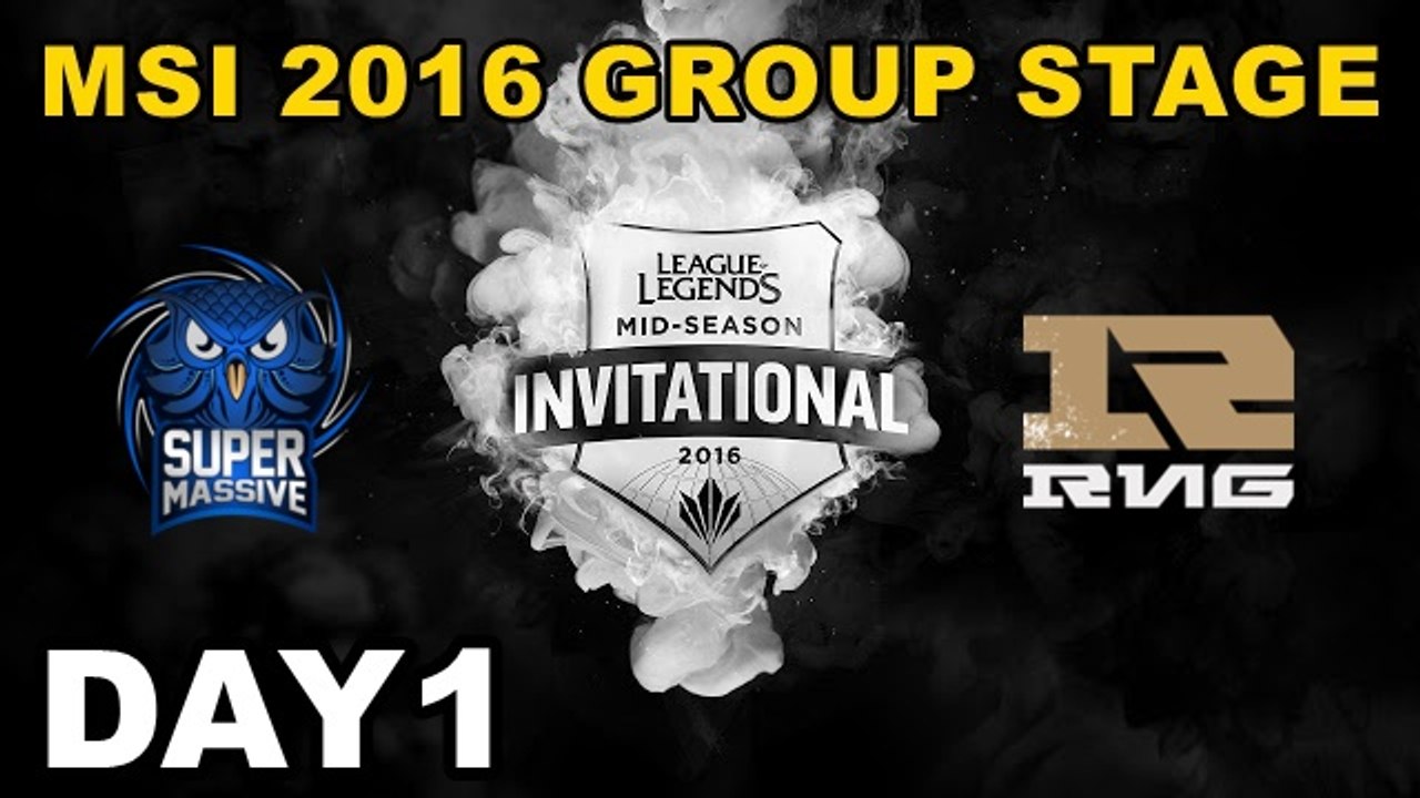 (LOL)SUP vs RNG Highlight (MSI 2016 季中邀請賽)Day1