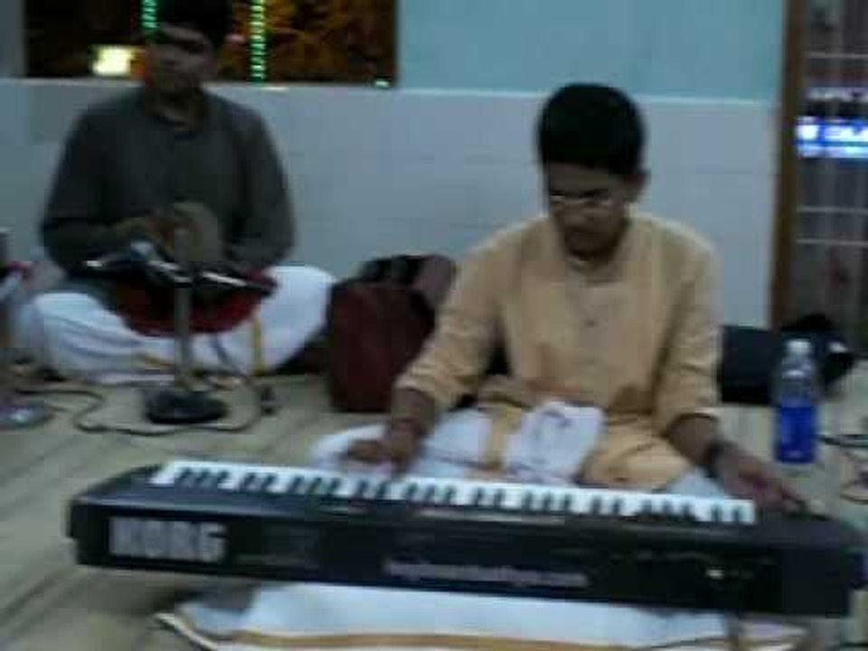Carnatic on Keyboard - Sathya's kalpanaswaram in Kaapi
