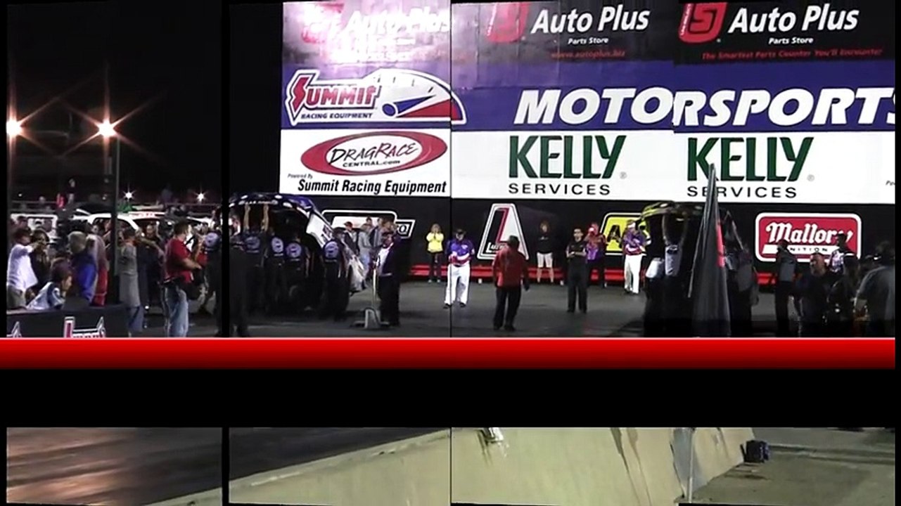 2013 Night Under Fire John Force Hight Head Alexander Nitro Funny Car Drag Racing 2014 SNN #1