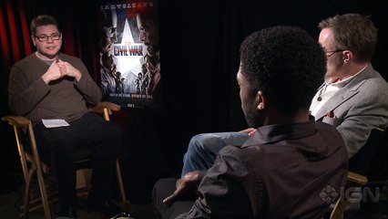 What Black Panther and Vision Think of the Civil War - Chadwick Boseman and Paul Bettany I