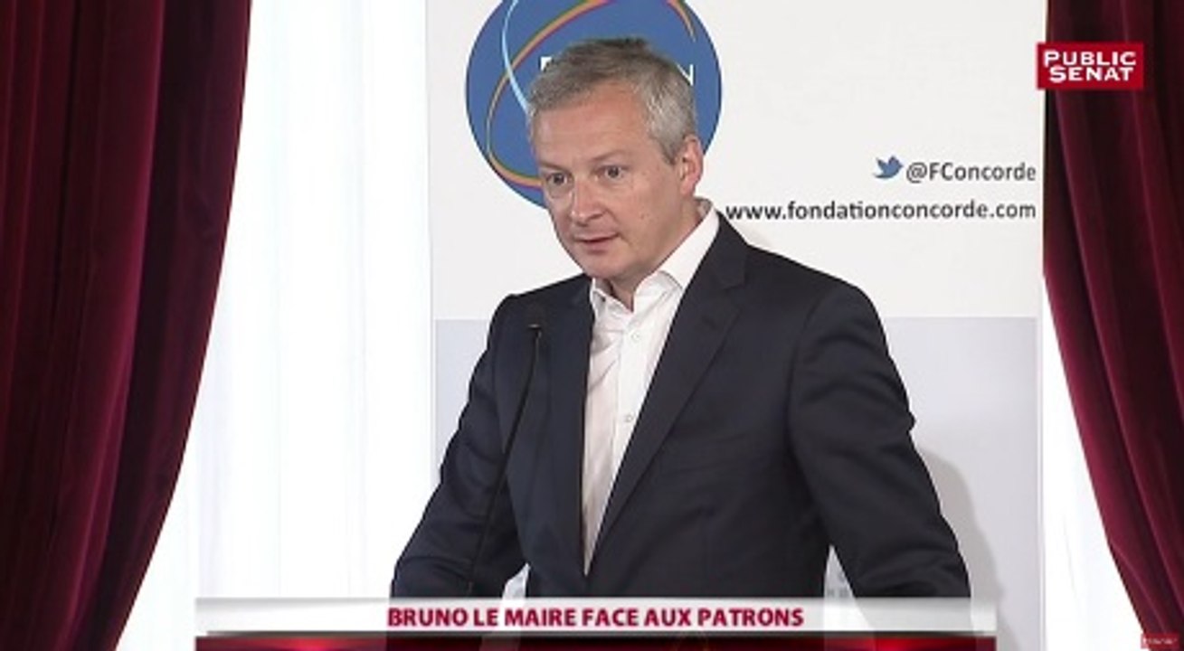 Bruno Le Maire face aux patrons - Événement