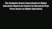 Book The Complete Grants Sourcebook for Higher Education (American Council on Education/Oryx