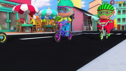 Five Little Babies Cycling On The Street And More  Five Little Babies Collection  3D Rhymes