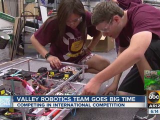 Valley robotics team goes big time