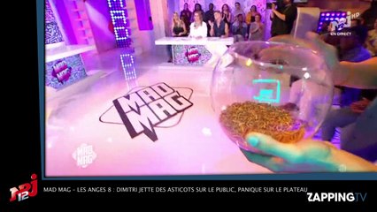 Mad Mag – Les Anges 8 : Dimitri jette des asticots sur le public, panique sur le plateau ! (Vidéo)