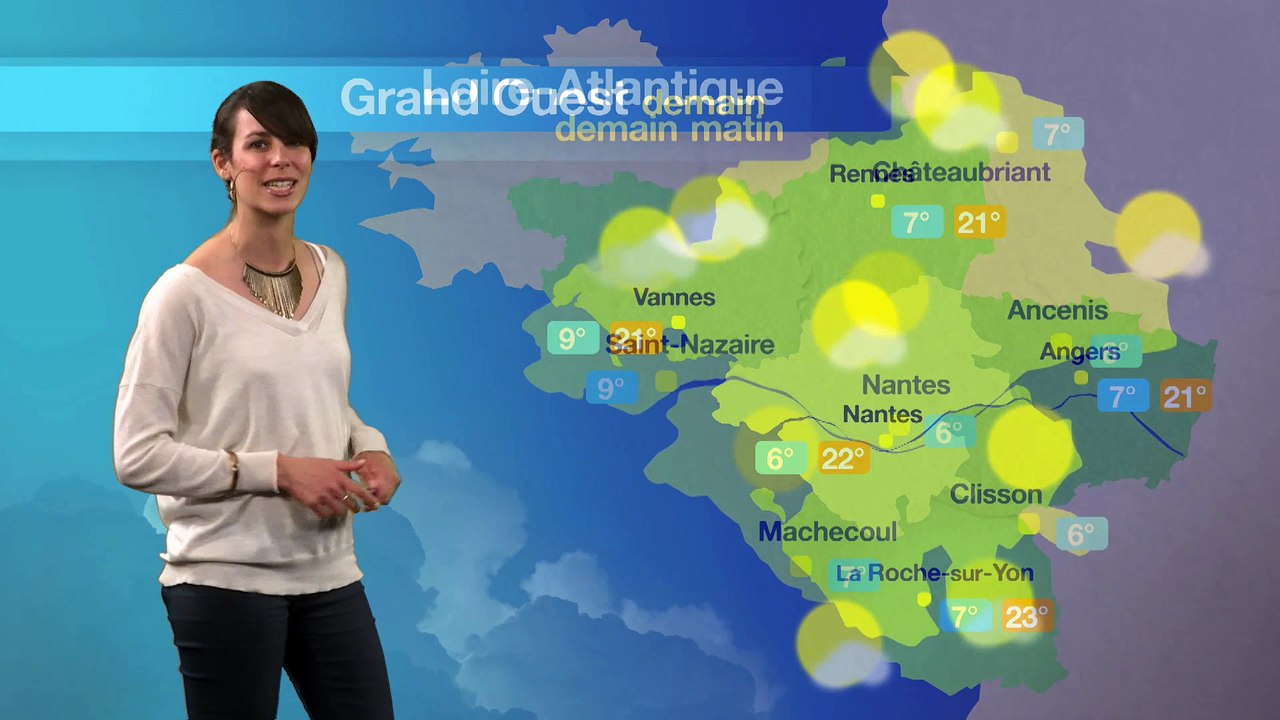 Prévisions météo pour la journée du jeudi 5 mai