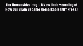 [Read Book] The Human Advantage: A New Understanding of How Our Brain Became Remarkable (MIT